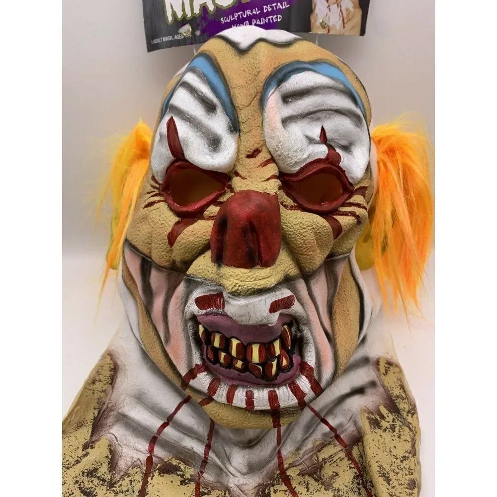 Streaks the Clown Halloween Mask Adult Amscan NEW